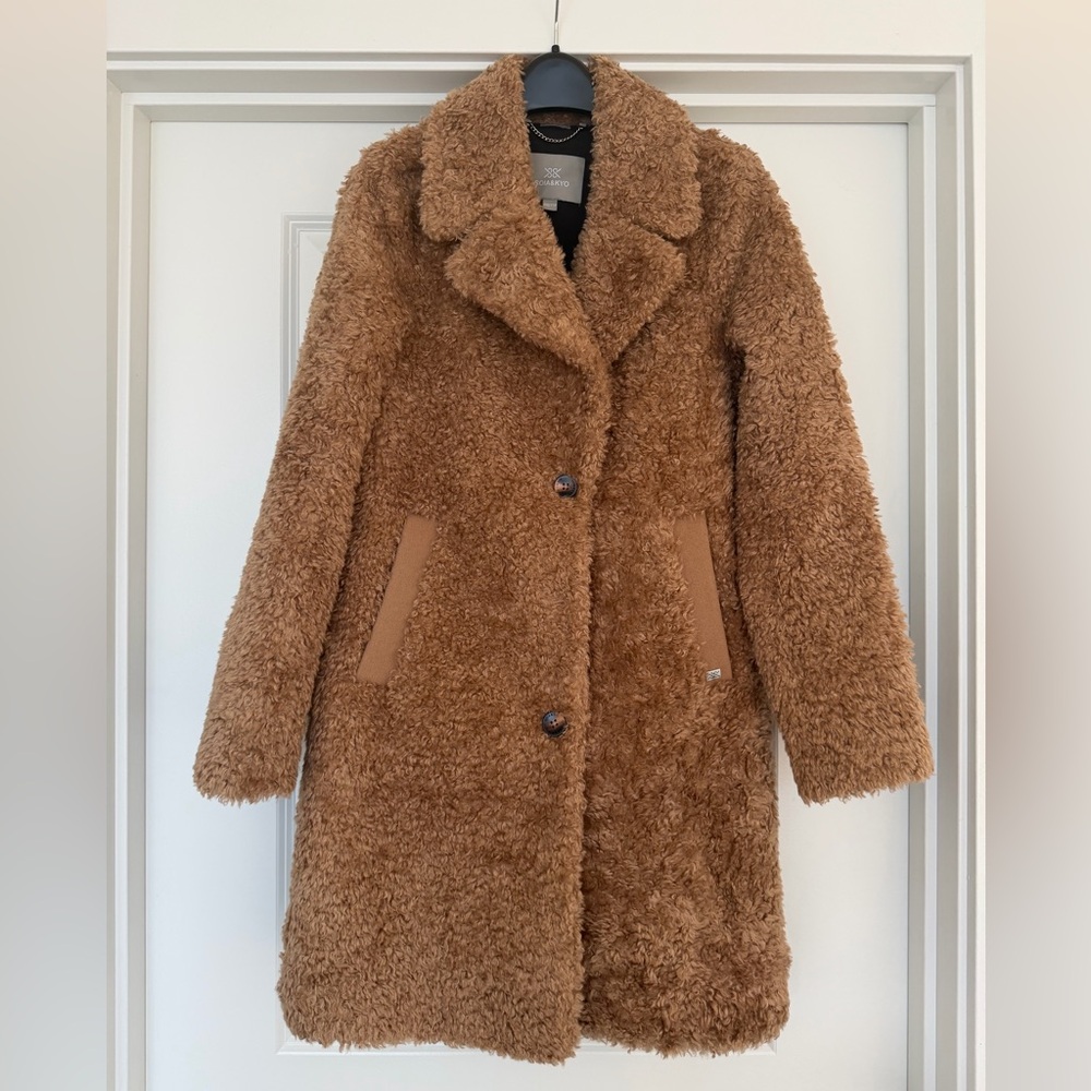 Soia & Kyo Warm Tan Teddy Jacket